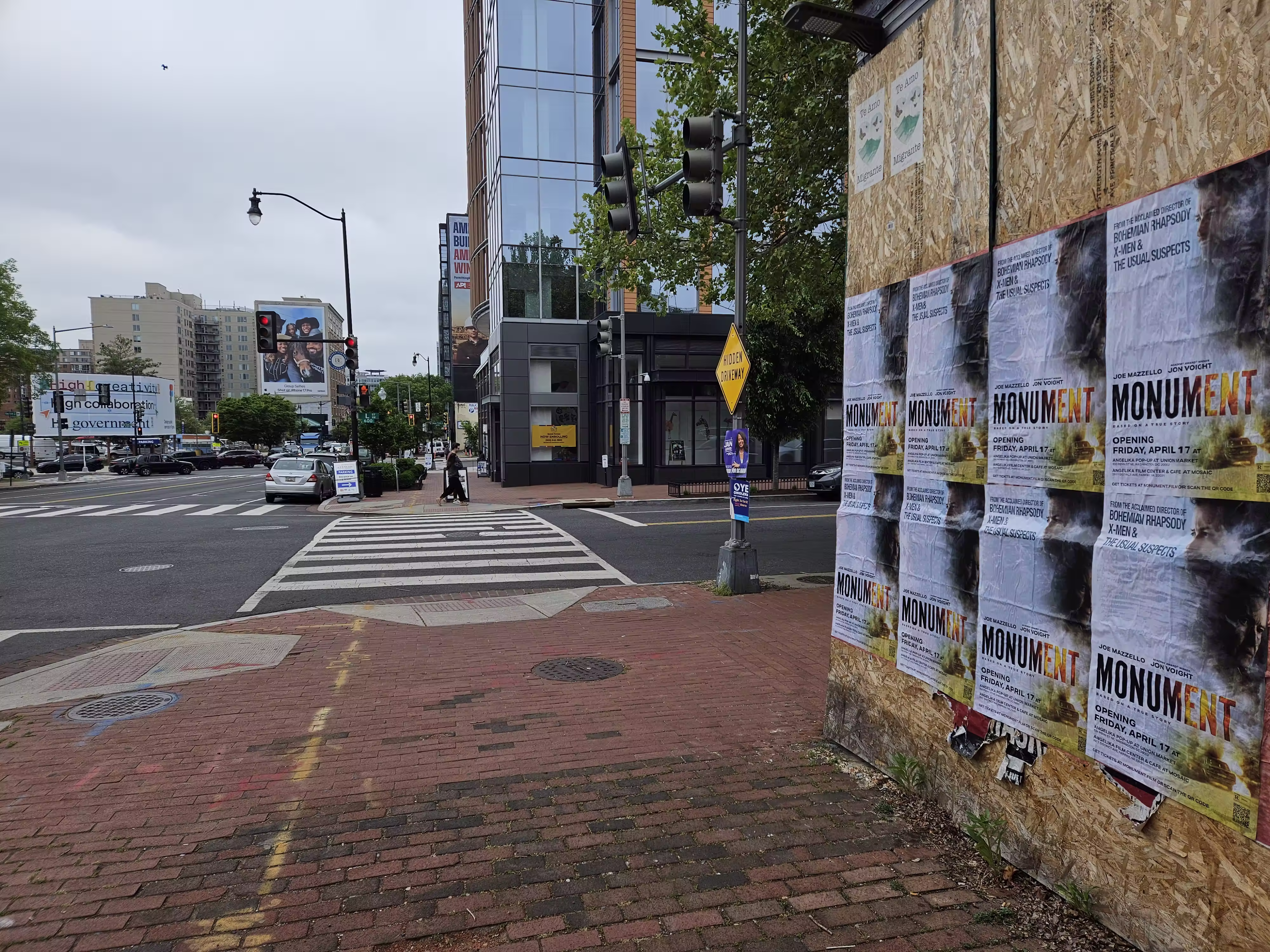 Wild posting at 1100 US-1