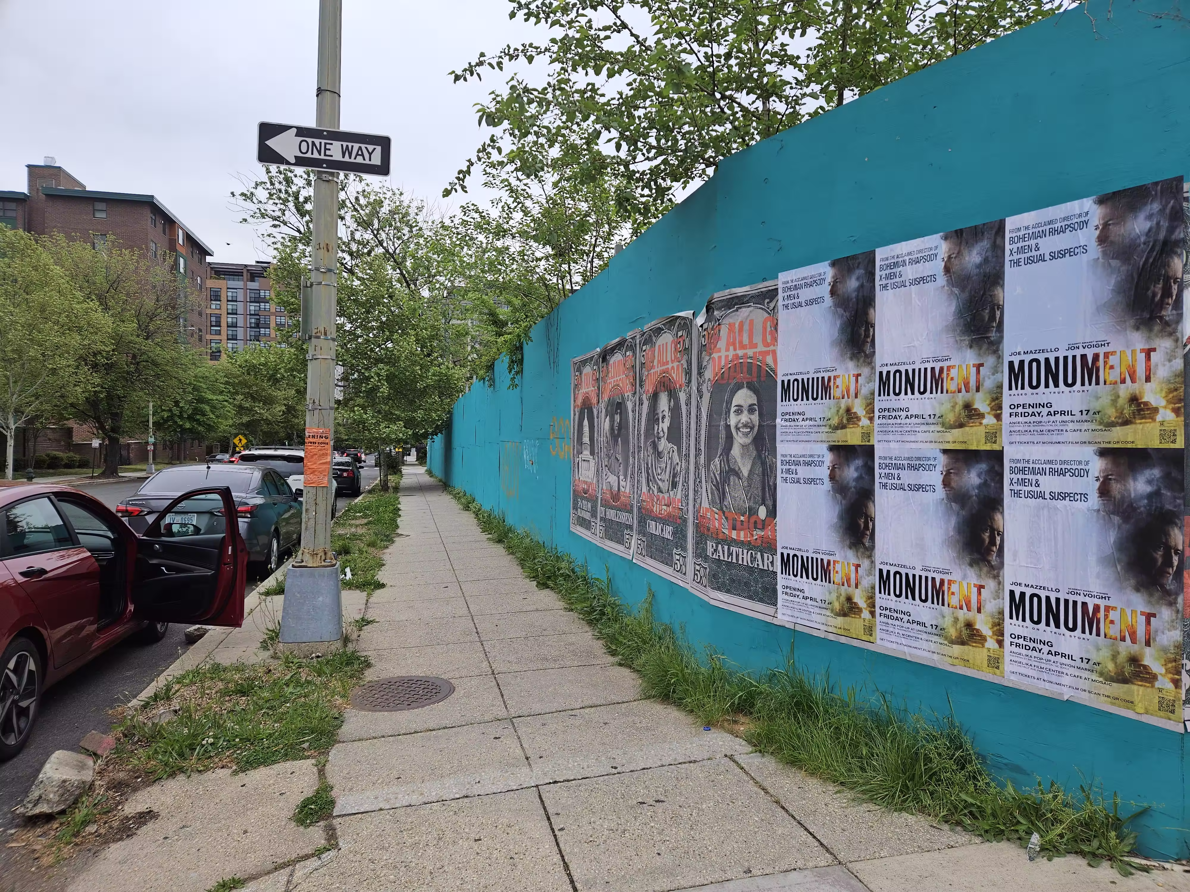 Wild posting at 1191 1st Terrace NW