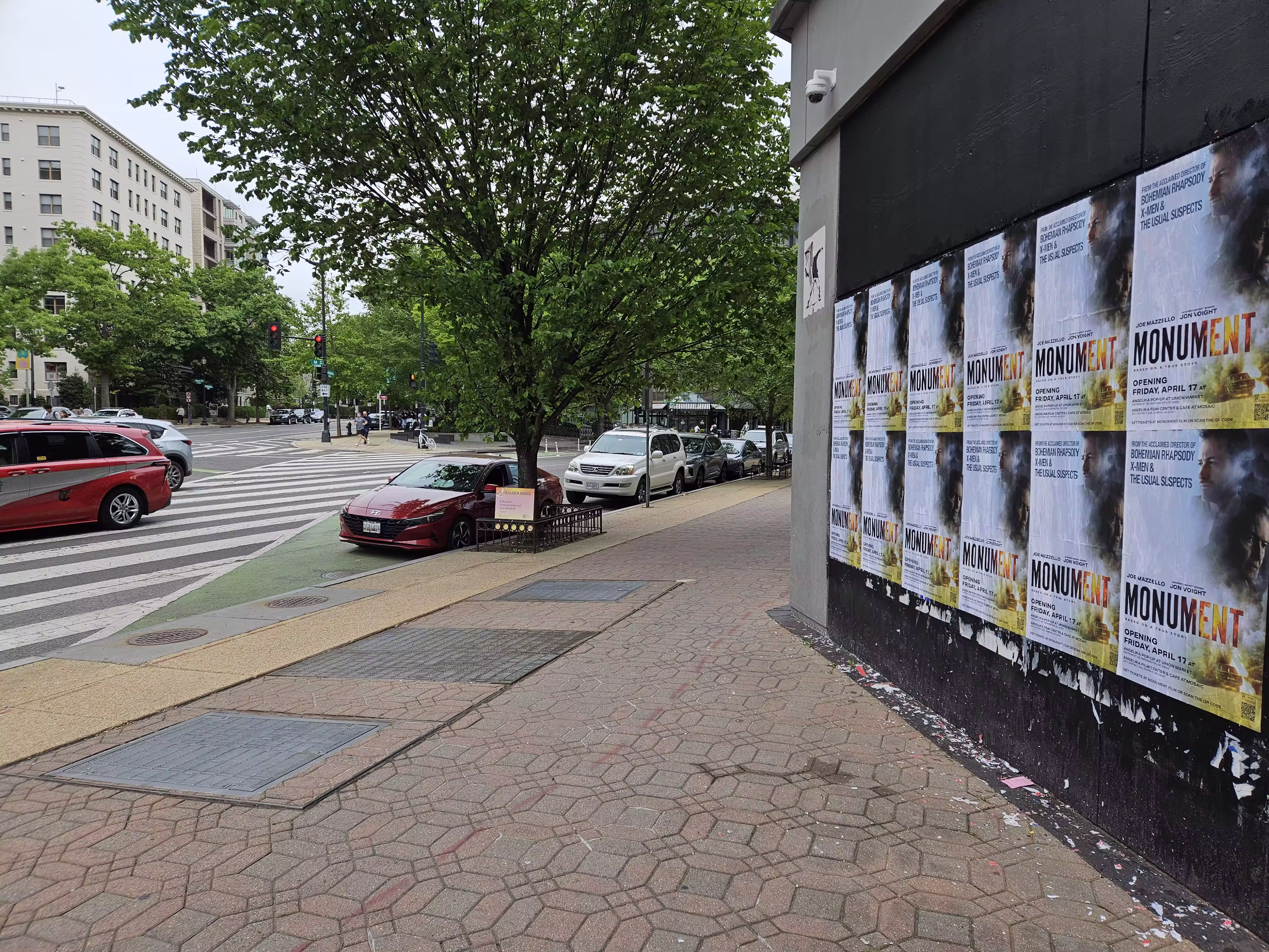 Wild posting at 2055 L St NW