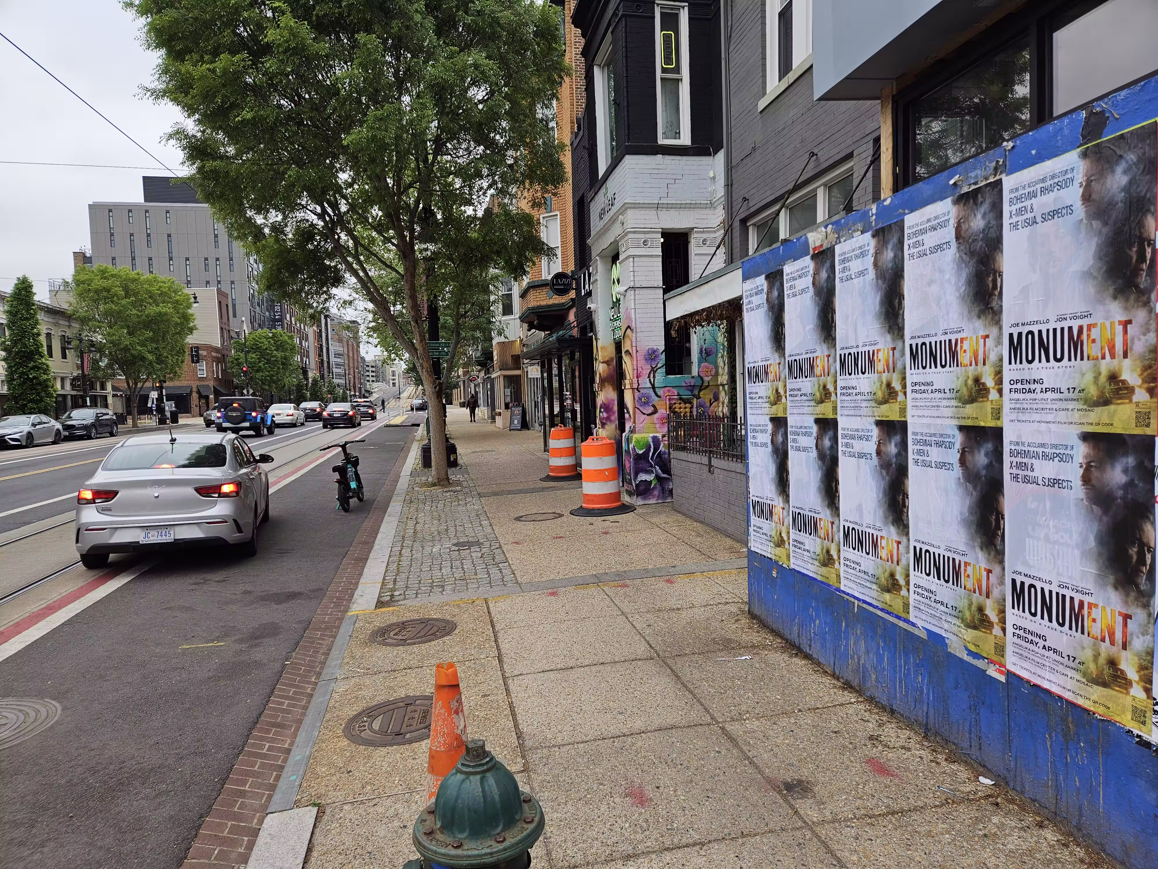 Wild posting at 450 H St NE
