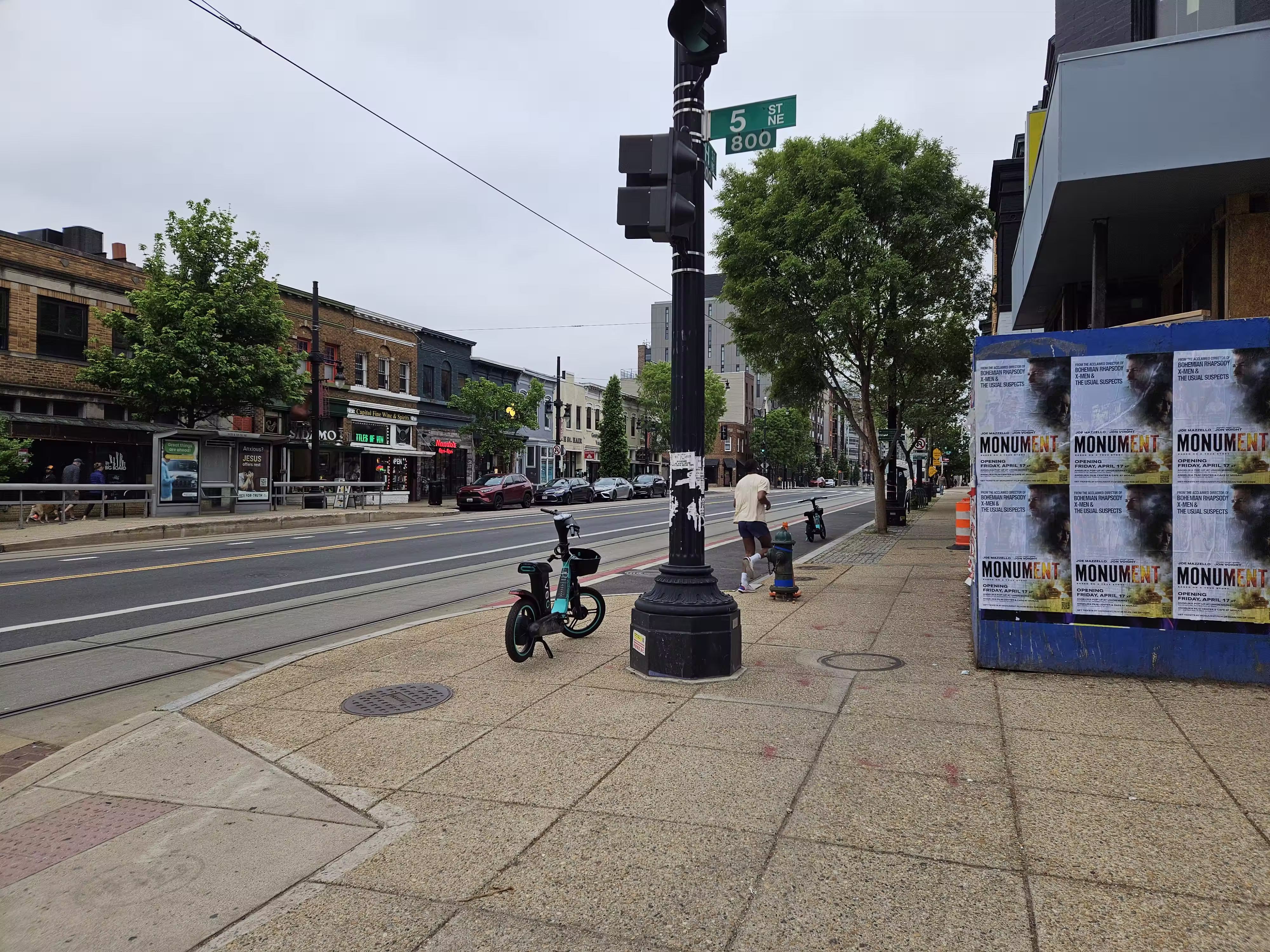 Wild posting at 450 H St NE — Second Location
