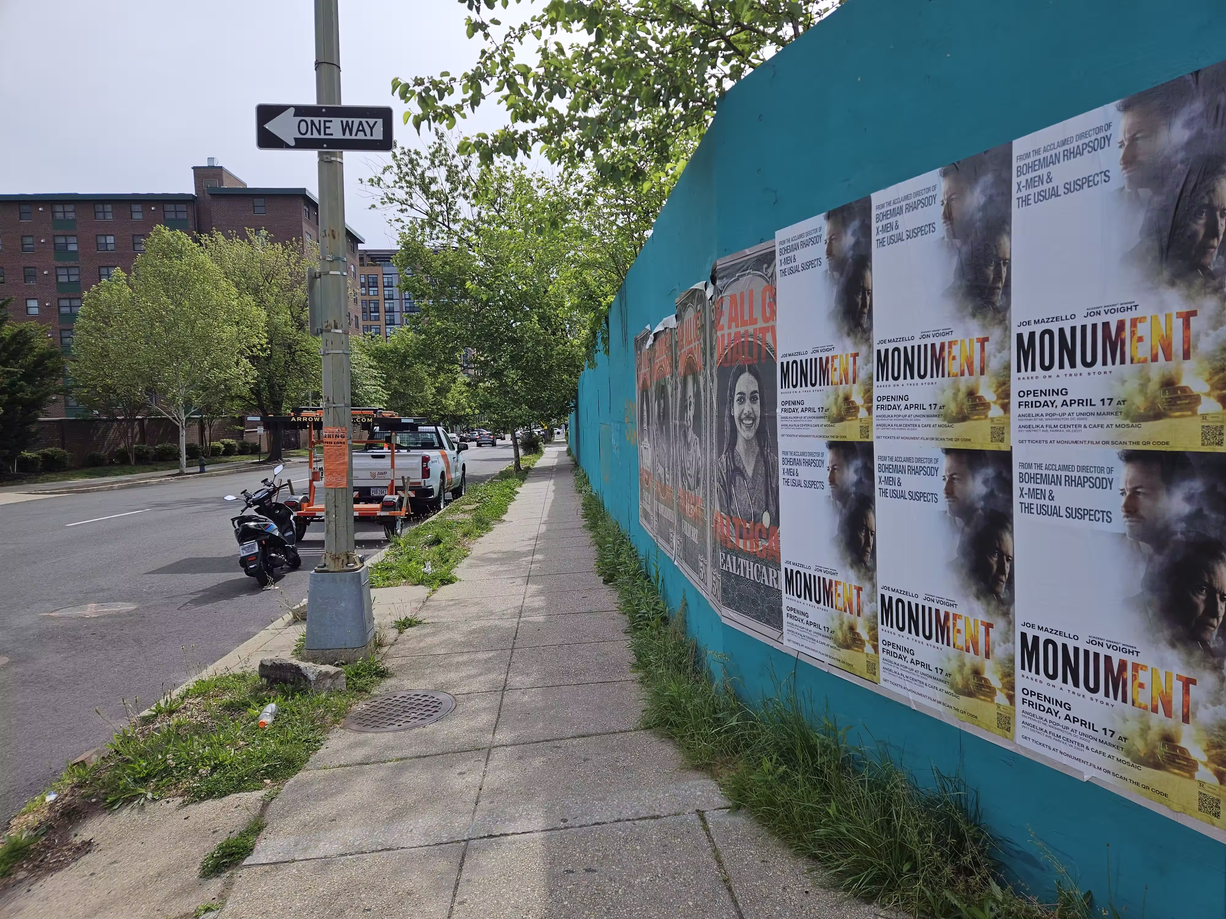 Wild posting at 1191 First Terrace NW