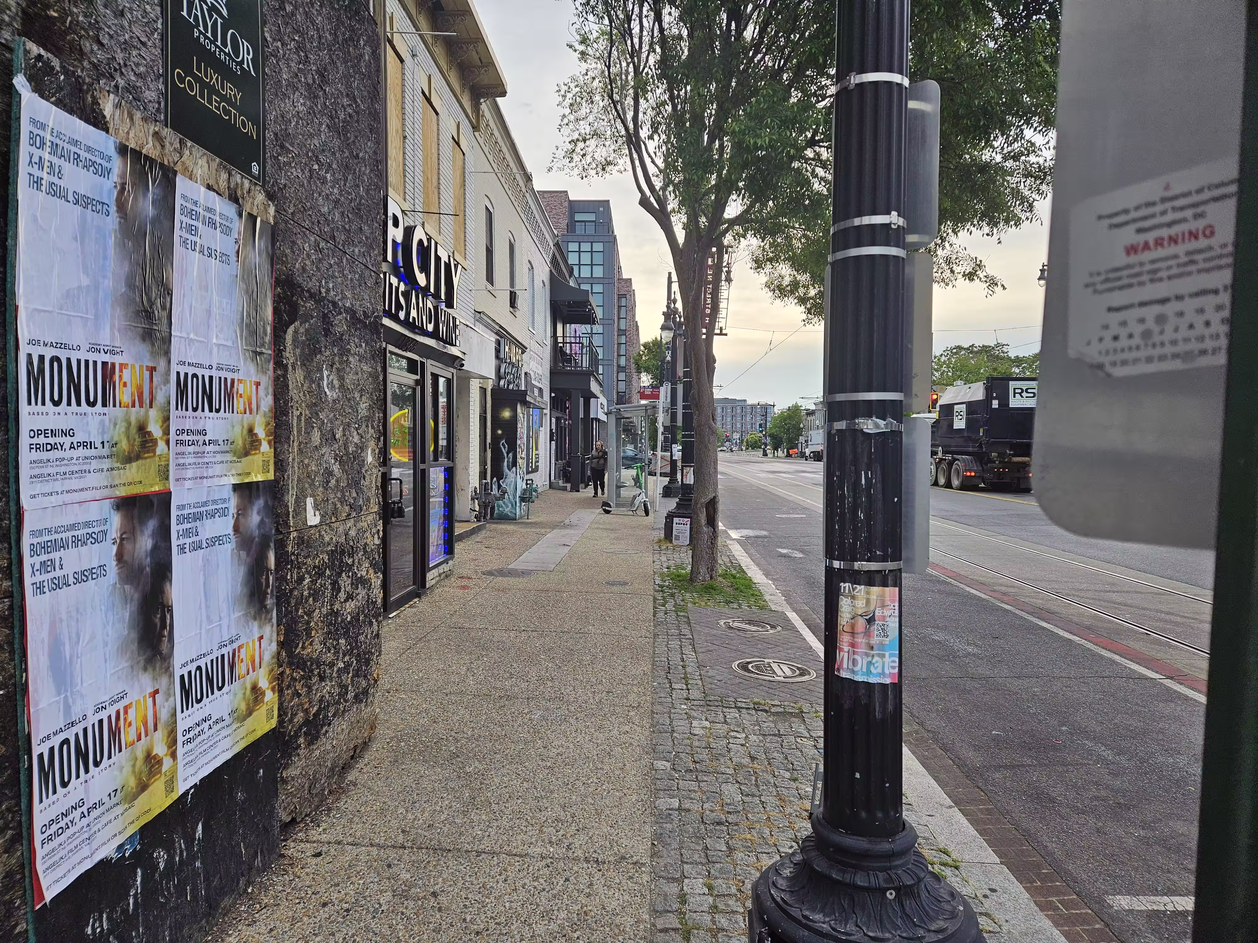 Wild posting at 1368 H St NE