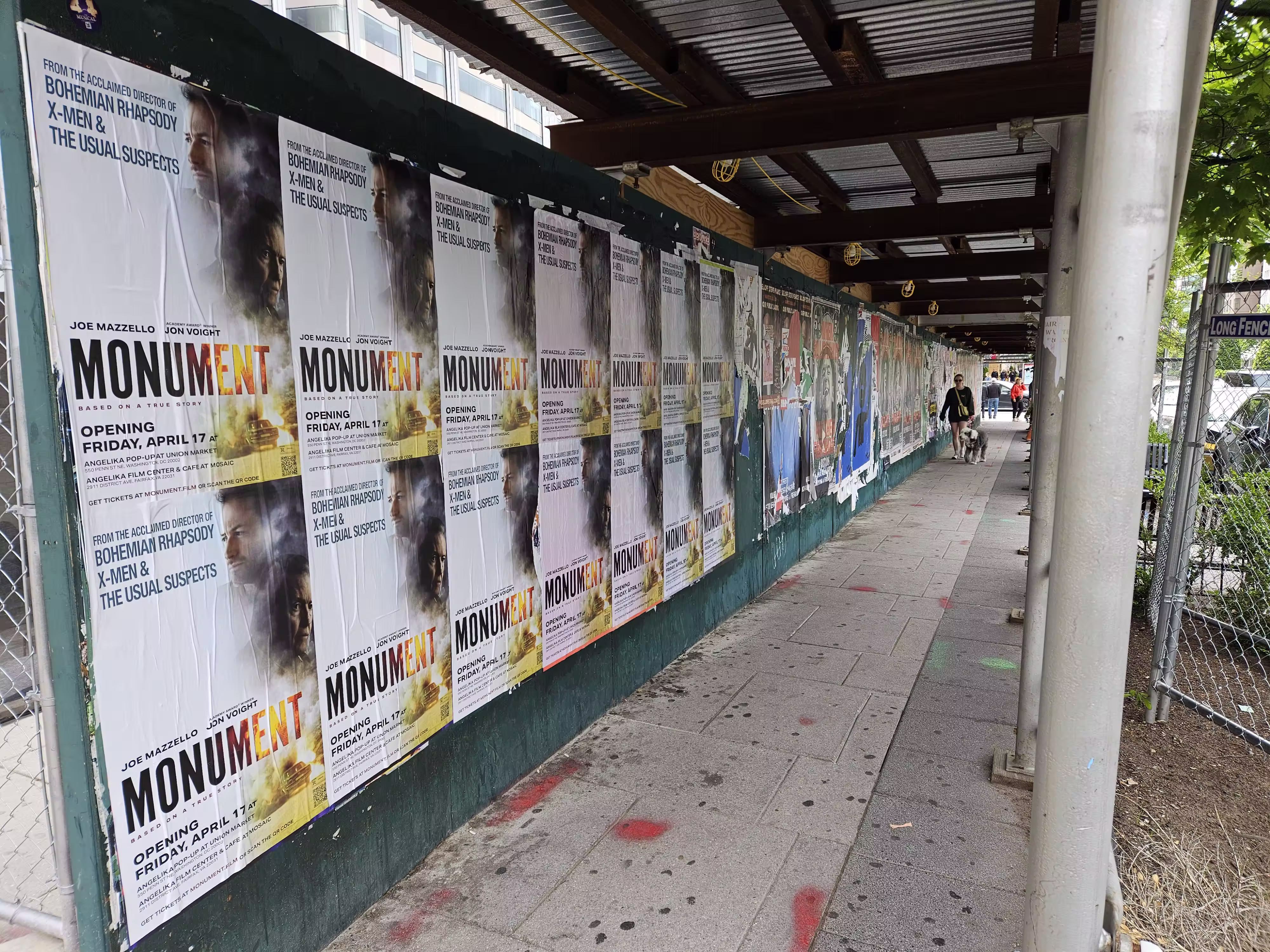 Wild posting at 1717 Rhode Island Ave NW