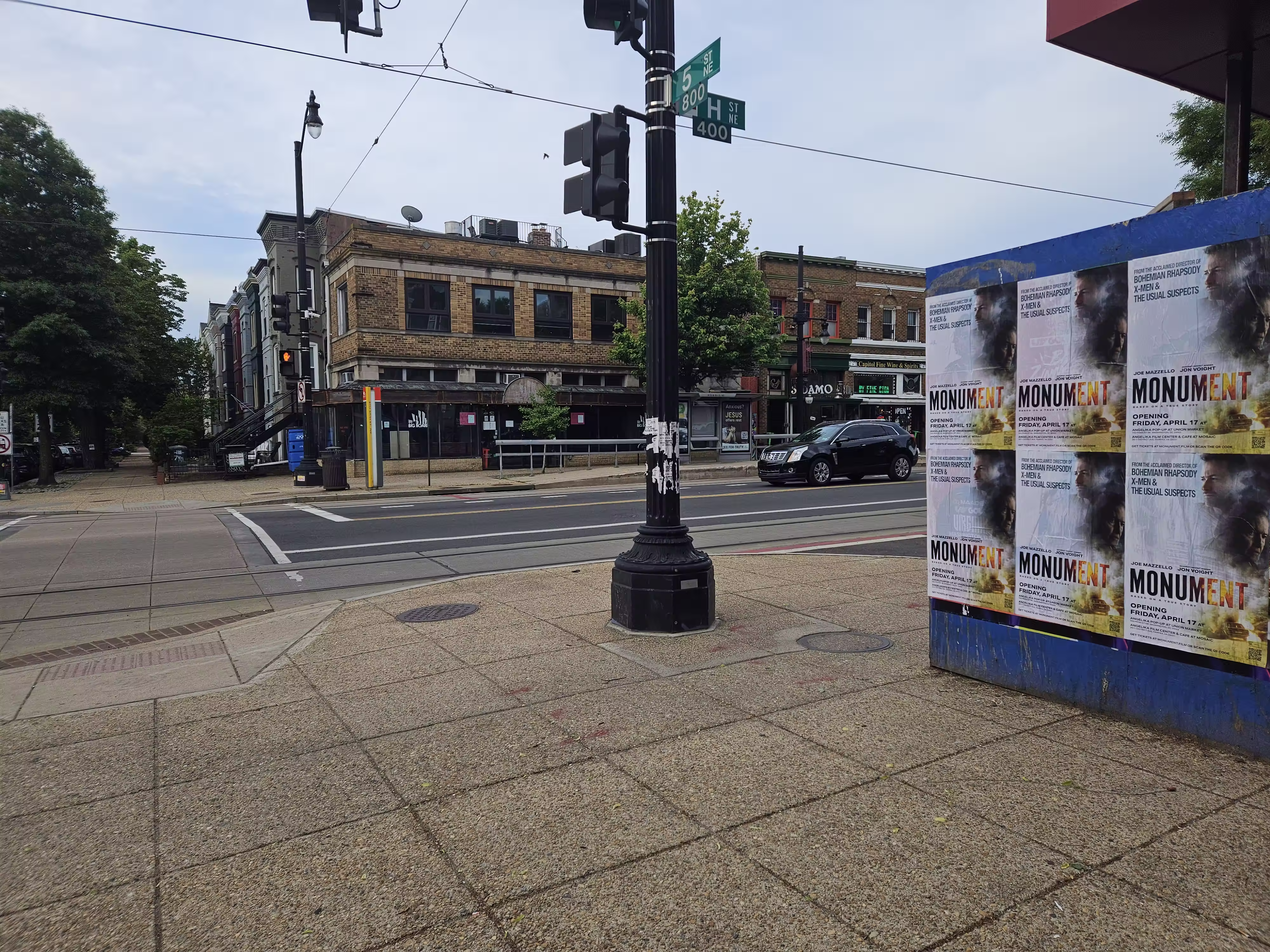 Wild posting at 450 H St NE