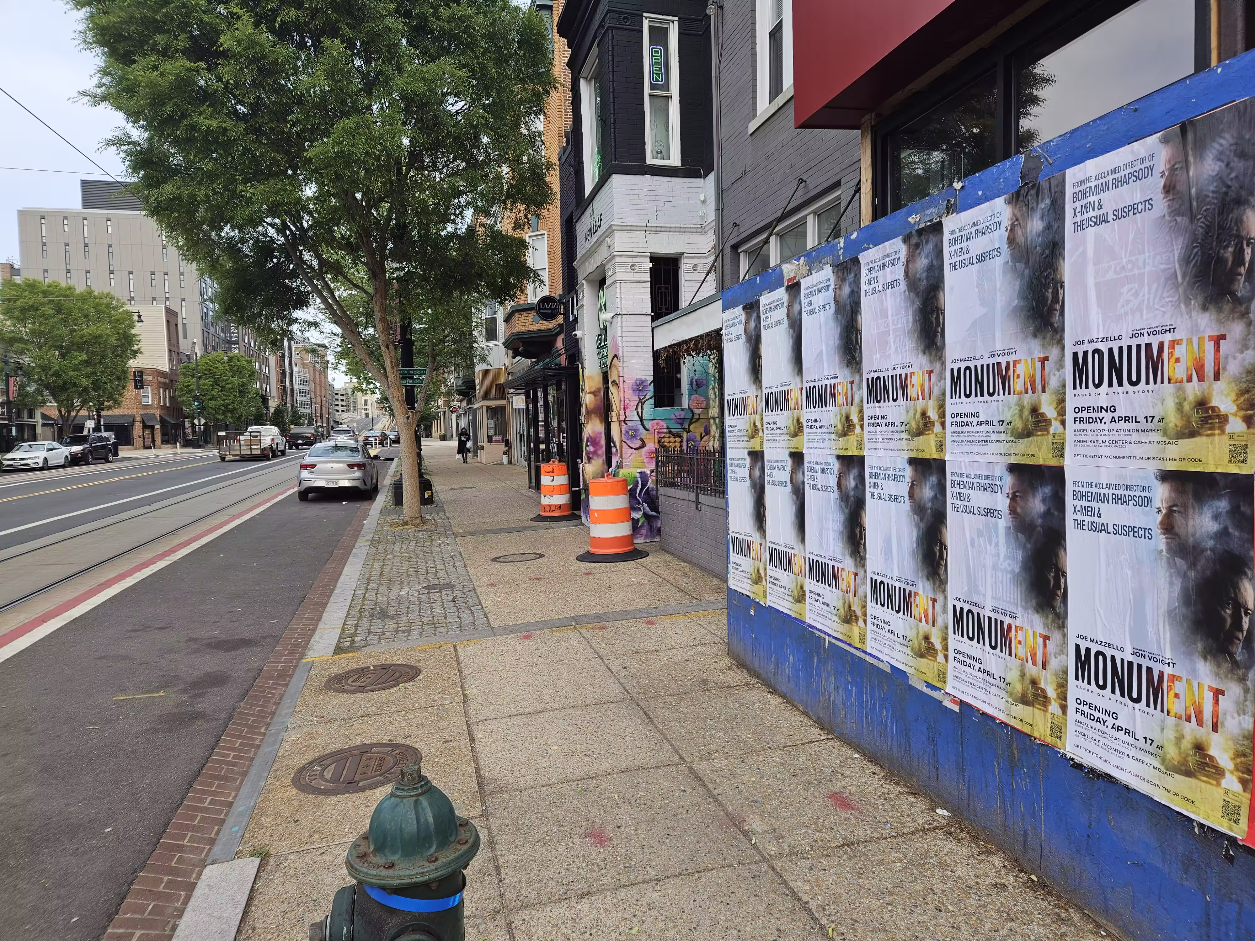 Wild posting at 450 H St NE — Second Location