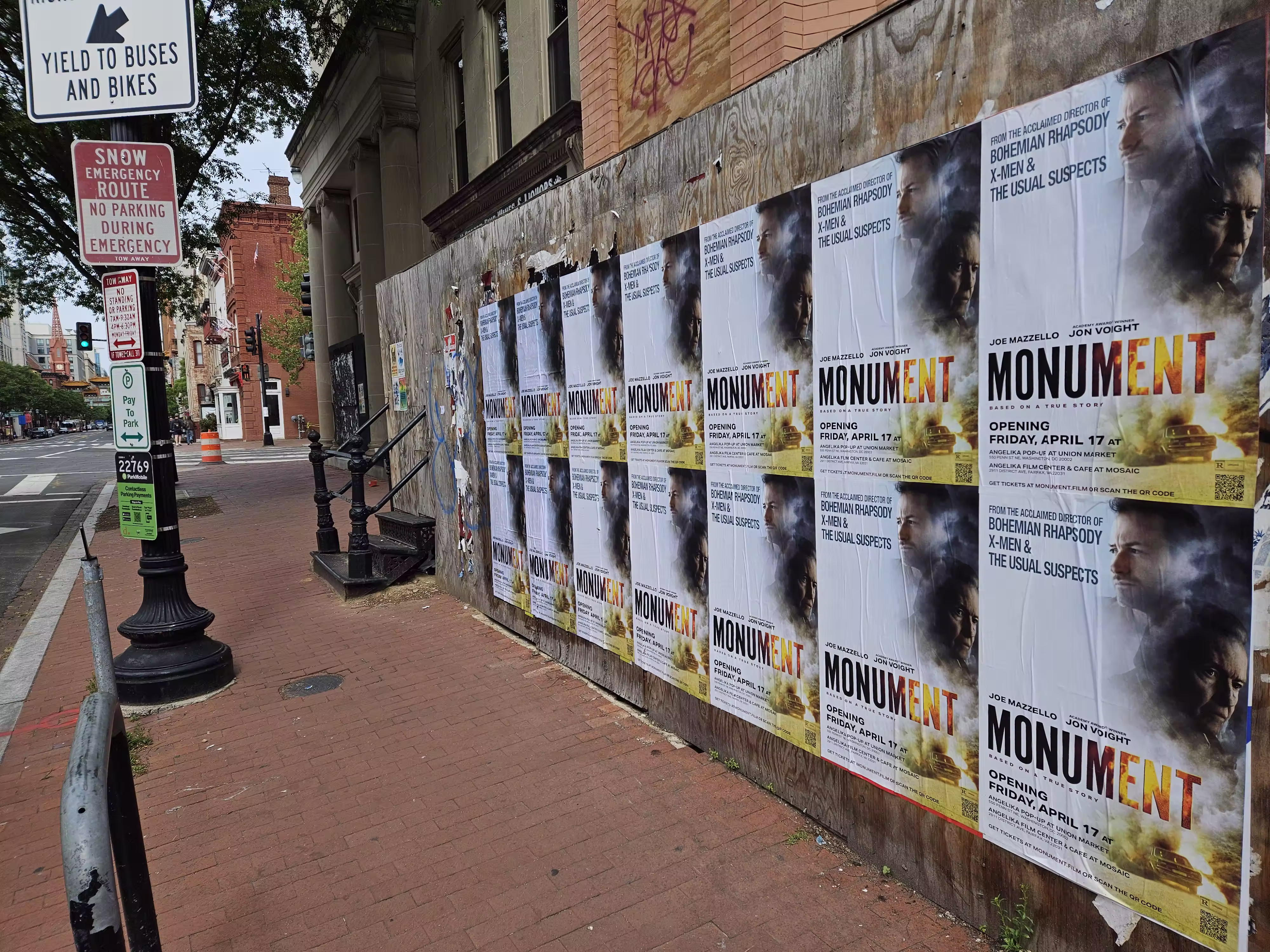Wild posting at 473 H St NW