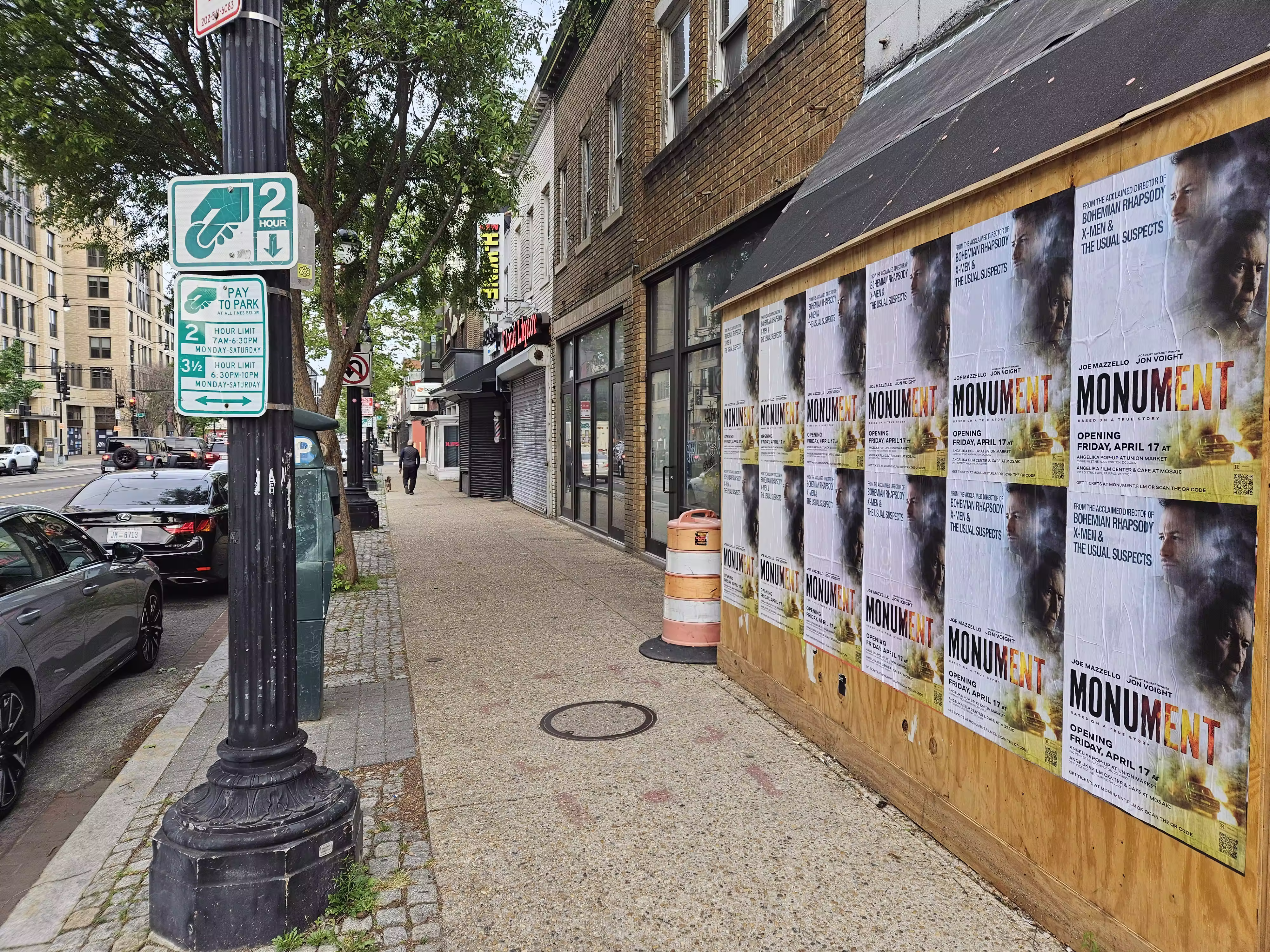 Wild posting at 920 H St NE